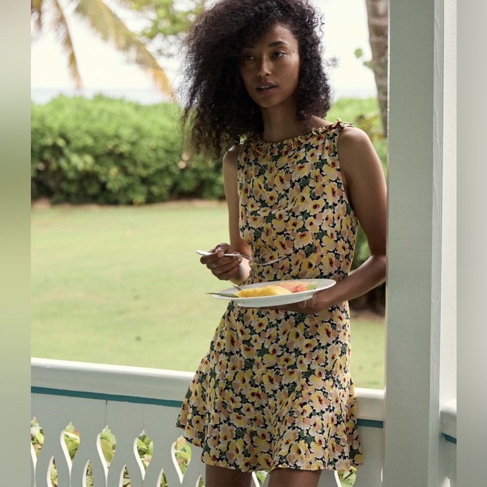 DÔEN Messina Floral Sunlit Mini Dress